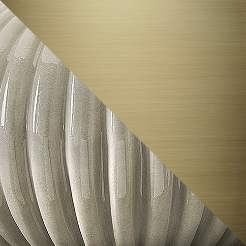 Grigio (Grigio) with Satin Brass