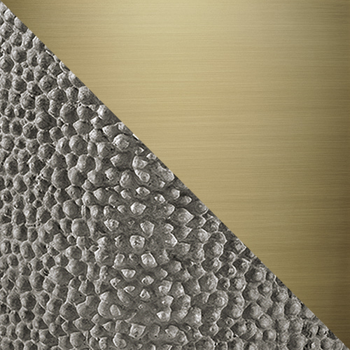 Concrete (Concrete) with Satin Brass