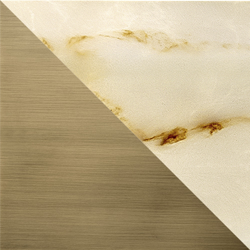 Golden Bronze with Faux Marble