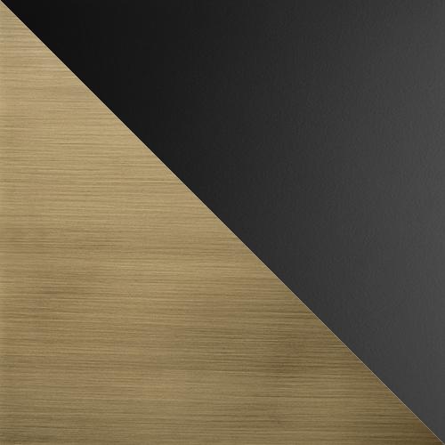 Satin Black with Golden Bronze (BL/GB)