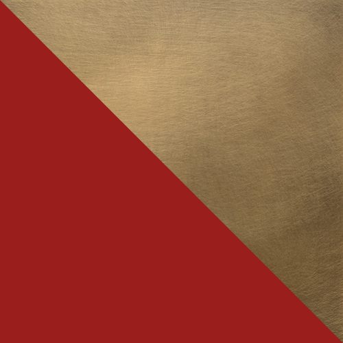 Horseguard Red (RED) with Aged Brass