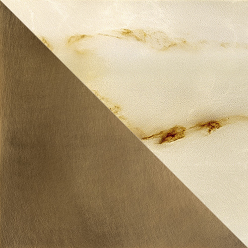 Aged Brass (ABR) with Faux Marble
