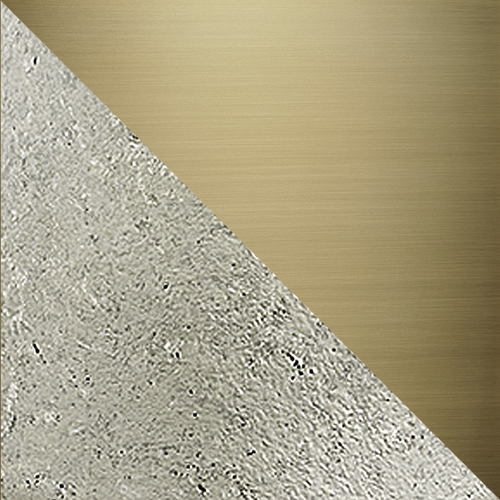 Limestone (LIMESTONE) with Satin Brass