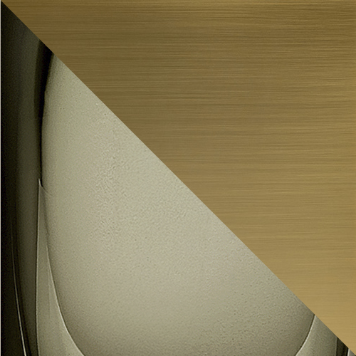 Smoke (SM) Glass with Brushed Brass Metalwork