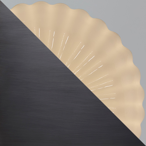 Oil Rubbed Bronze (OB) with Clear Gloss Glass and White Inner Glass