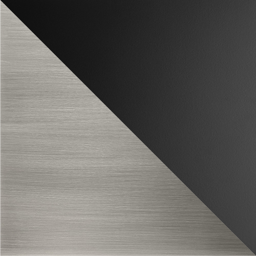 Brushed Nickel with Satin Black (BN/BL)