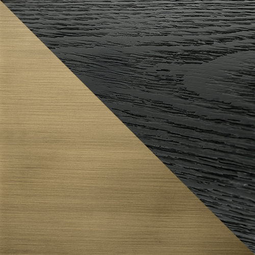 Blackened Ash with Golden Bronze
